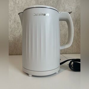 Cuisinart Soho 1-Liter Double Wall Electric Hot Water Kettle-  Truffle
